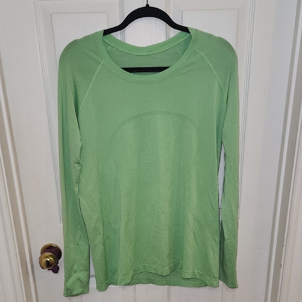 Lululemon Swiftly Tech Long Sleeve Shirt 2.0Scream Green Light - Picture 7 of 10